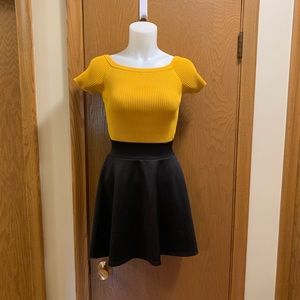 SOLD. Never Been Worn DKNY Mustard Top